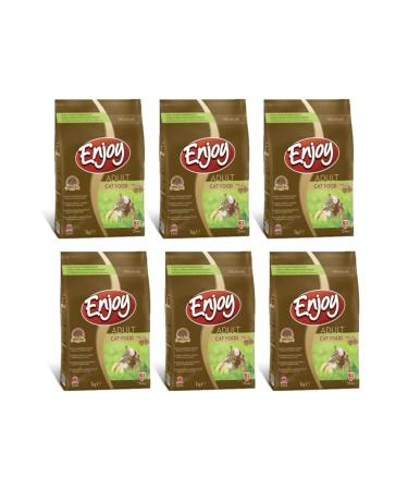 Enjoy Chicken Adult Cat Food 1 kg - 6 Pieces