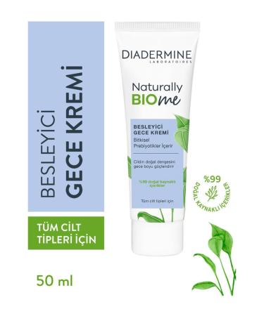 Diadermine Brand: Naturally Biome Nourishing Night Cream 50 Ml Category: Face Cream