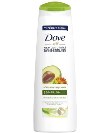 Dove Brand: Anti-Loss Hair Care Shampoo Avocado Extract and Calendula Extract 400 Ml Category: Shampoo