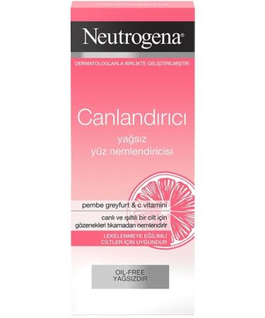 Neutrogena Visibly Clear Moisturizing Cream Pink Grapefruit 50 Ml