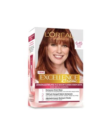 Excellence Brand: Creme Hair Dye Warm Copper Brown 6-45 Category: Hair Dye