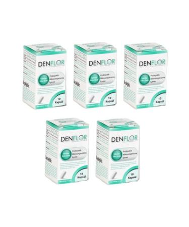 denflor Probiotic 10 Capsules - Pack of 5