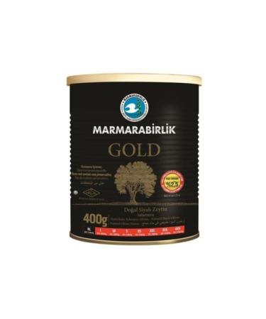 Marmarabirlik Gold Natural Black Olives (Unsalted) (400 gr Xl)