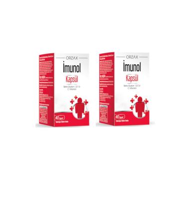 IMUNOL Imunol Beta Glucan 40 Capsules X2 Pieces