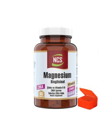 Ncs Zma Magnesium Bisglycinate Vitamin B6 Folic Acid 60 Tablets