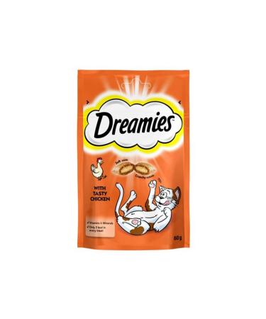 Dreamies Chicken Cat Reward Food 60 Gr X 6 Pieces