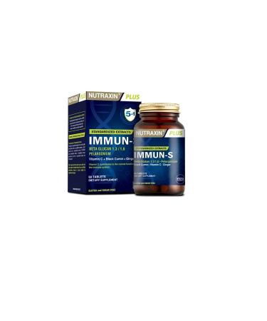 Nutraxin African Geranium and Ginger Containing Immun-s 60 Tablets