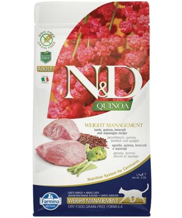 N & D 1.5 kg Lamb Dry Cat Food for Adult Cats
