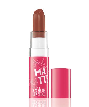 Avon Color Trend Matte Lipstick - Classic Brown
