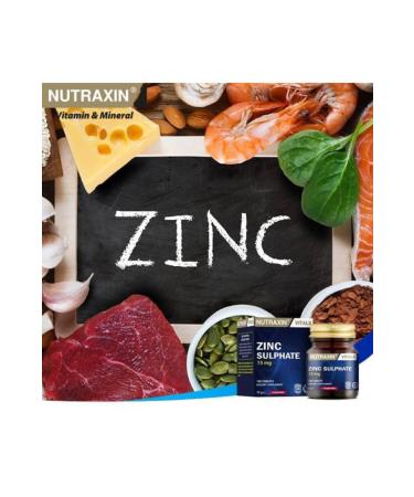 Nutraxin Vitamin C 1000mg Zinc Sulphate - Buy Online on GoSupps.com