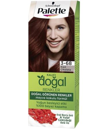 Palette Brand: Permanent Natural Colors Hair Dye 3-68 Red Chocolate Category: Hair Dye