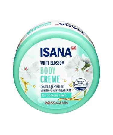 ISANA Body Cream Babassu Oil Flower Scent 500 Ml