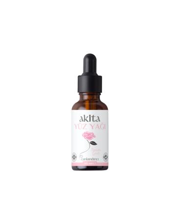 Akita %100 Natural Face Oil Rose 50ml - High Frequency