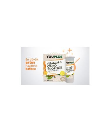 Youplus 2 Vitamin C Zinc Propolis 20 Effervescent Tablets - Buy Online on GoSupps.com