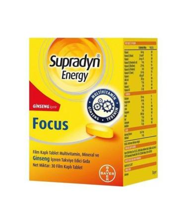 Supradyn Energy Focus 30 Tablets