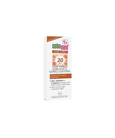 Sebamed Sun Care Sunscreen Lotion Spf 20 150 Ml 1 Pack (1 X 150 Ml)