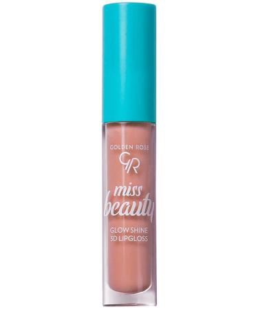 Golden Rose Miss Beauty Glow Shine 3d Lip Gloss Soft Peach No: 03
