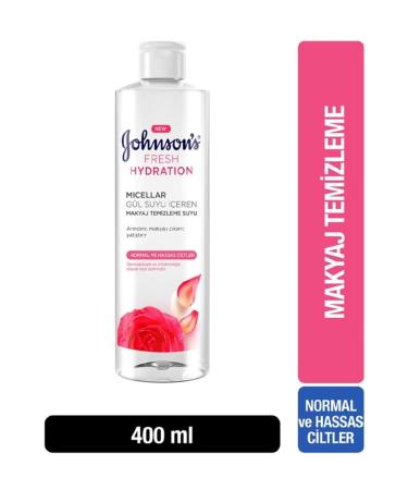 Johnson's Rose Water Micellar Makeup Remover 400 ml Makeup Remover - Buy Online on GoSupps.com
