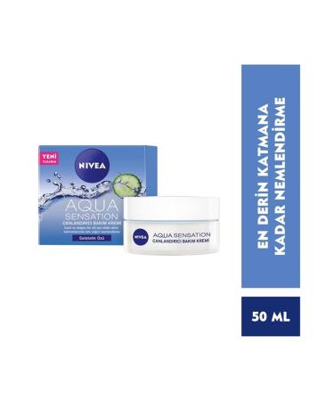 NIVEA Brand: Aqua Sensation Revitalizing Care Cream 50 Ml Category: Body Cream - Buy Online on GoSupps.com