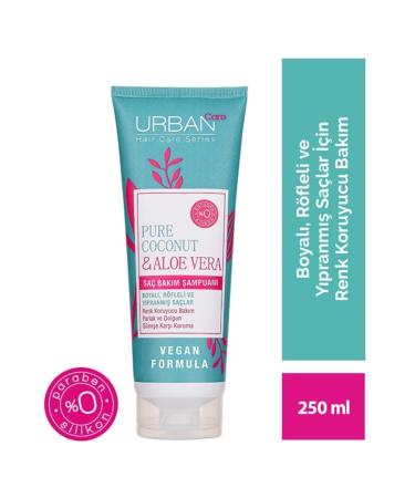 Urban Care Color Protecting Shampoo with Pure Coconut Oil and Aloe Vera 250 Ml - Buy Online on GoSupps.com