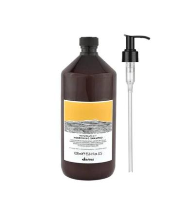 Davines Natural Nourishing Repair Shampoo for Damaged Hair 1000 Ml Pump Gift. Key Hairdresser