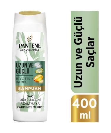 Pantene Miracles Bamboo Biotin Long and Strong Series Shampoo 400 ml 587675-2 - Buy Online on GoSupps.com