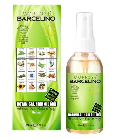 Morfose Unisex Barcelino Botanica Hair Care Oil 150 Ml Category: Hair Serum and Oil - Buy Online on GoSupps.com