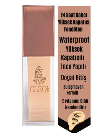 Cleo Cosmetics All Hours Moisturizing High Coverage Foundation That Lasts Up to 24 Hours