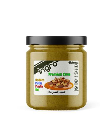 Ingro Gluten Free Premium Paste (almond + hazelnut + peanut + honey) 380 G