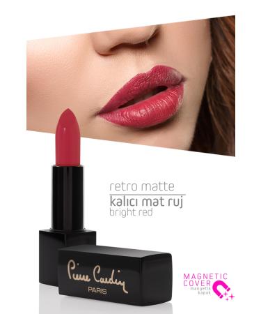 Pierre Cardin Retro Matte Lipstick - Bright Red - 151