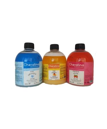 Cheratina Hand and Body Peeling 600 Ml Strawberry - Buy Online on GoSupps.com