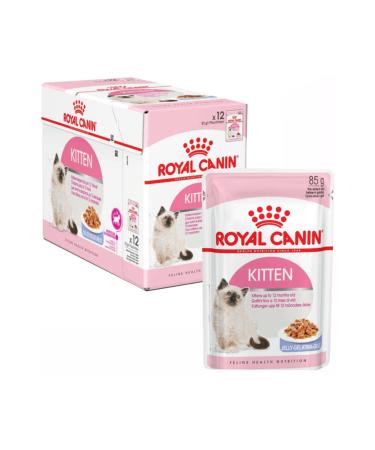 Royal Canin Kitten Jelly Pouch Cat Canned Food 85 Gr 12 Pieces