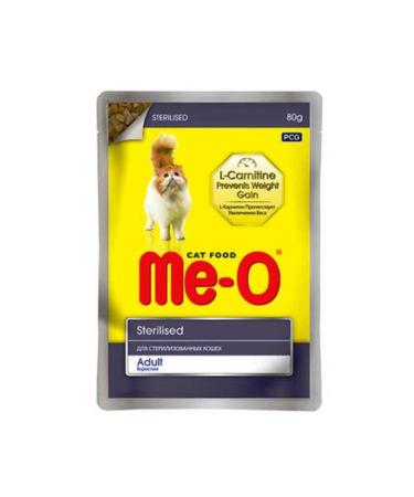 me-o Pouch Wet Cat Food Neutered 80 Gr X 12 Pieces
