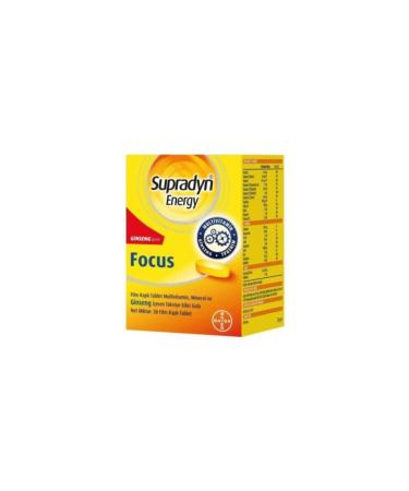 Supradyn Pharmaton Vitality 30 Capsules + Energy Focus 30 Tablets - Buy Online on GoSupps.com