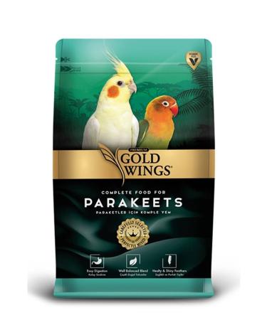 Gold Wings Gwp Premium Parakeet Food 1 Kg X 5 Pieces