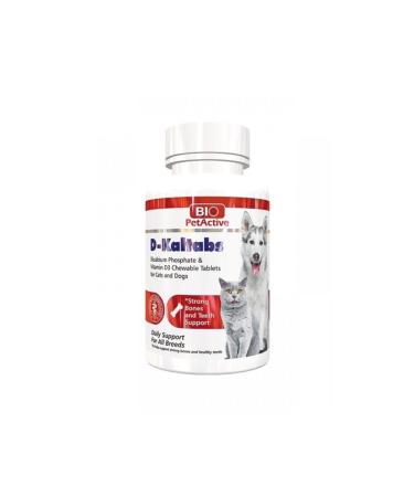 Bio Pet Active D-kaltabs Calcium Tablets for Cats and Dogs 84 Tb