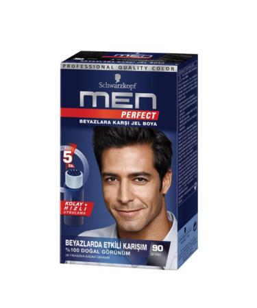 KEYONLINE Schwarzkopf Men Perfect Hair Dye Color: 90 - Black