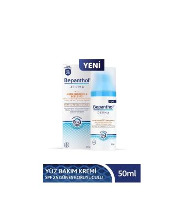 Bepanthol Derma Moisturizing & Nourishing Spf 25 Sunscreen Daily Face Care Cream 50 Ml - Buy Online on GoSupps.com