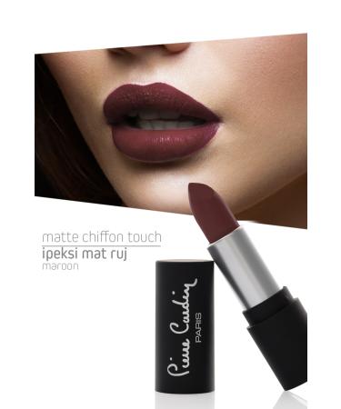 Pierre Cardin Matte Chiffon Touch Lipstick - Maroon 194 11205