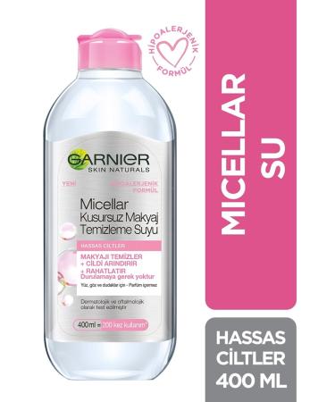 Garnier Skin Naturals Micellar Flawless Make-Up Remover Water (400 Ml) - Buy Online on GoSupps.com