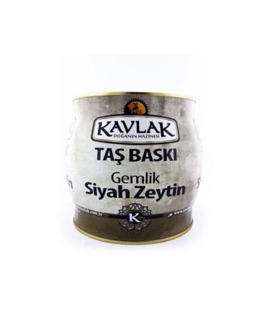 Kavlak Gemlik Stone Pressed Black Olives 2 kg