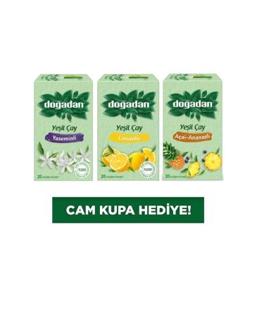 Do adan Green Tea (Jasmine + Lemon + A a Pineapple) 3 Pack