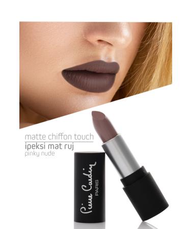 Pierre Cardin Matte Chiffon Touch Lipstick - Pinky Nude - 172 - Buy Online on GoSupps.com