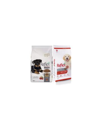 Reflex Lamb and Steak Puppy Food Set 2 X 3 kg