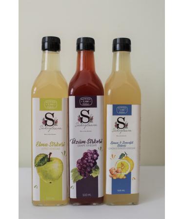 Suheylaana Natural Apple - Grape - Lemon & Ginger Vinegar 500 Ml