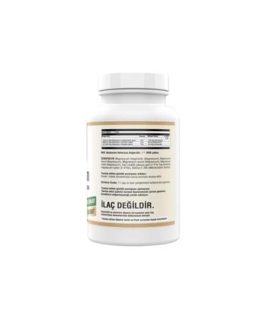 Ncs Magnesium Bisglycinate Taurate Malate 200mg 180 Tablets Magnesium - Buy Online on GoSupps.com
