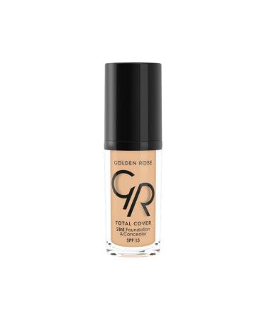 Golden Rose Total Cover 2 In 1 Foundation & Concealer 03 Almond