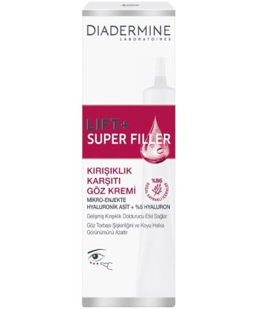 Diadermine Brand: Lift + Super Filler Eye Cream 15 Ml Category: Eye Cream
