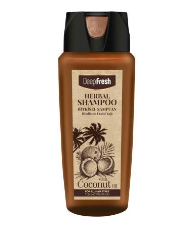 Deep Fresh Herbal Shampoo Coconut Oil Essence All Hair 500 Ml