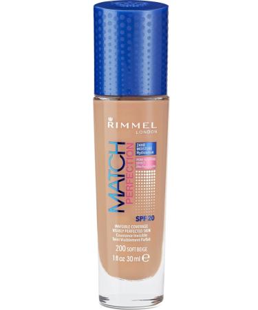 Rimmel London Foundation Match Perfection 200 Soft Beige